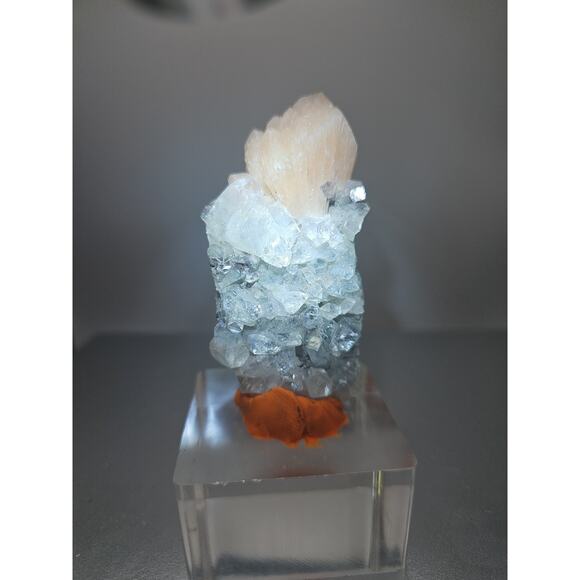 Apophyllite Pink Stilbite 51grams - Picture 2 of 13